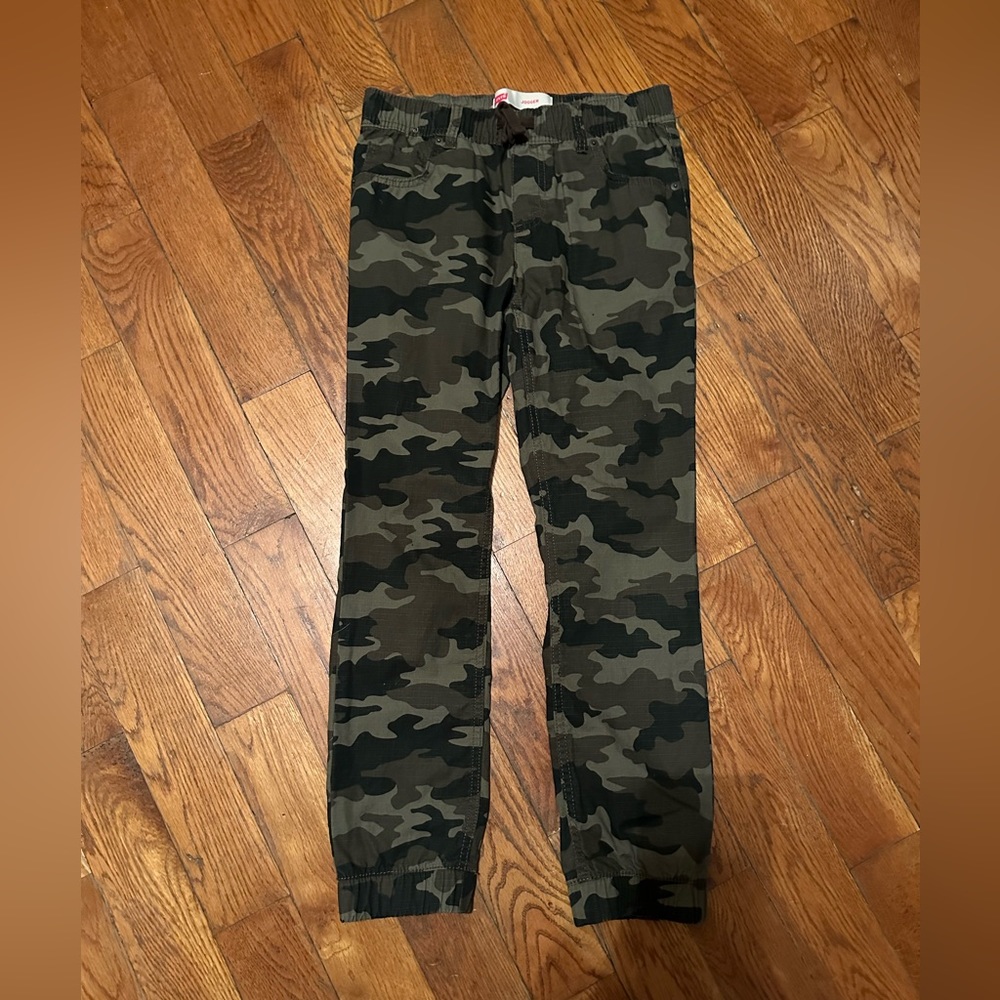 Levi’s Camo Cargo Twill Joggers Pants Youth Medium Size 10-12